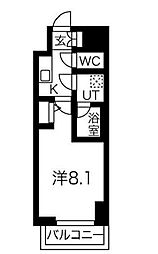 ベルグレードSKDUE 1Kの間取図画像