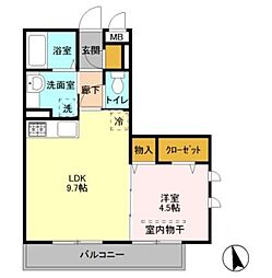 間取図画像 1LDK