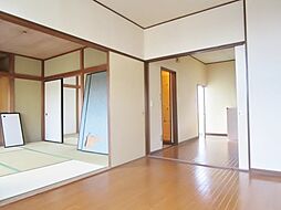 JR相模線 橋本駅 バス10分 八幡神社前下車 徒歩2分の賃貸アパート 2階3DKのリビング/ダイニング