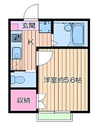 Le  Mars 1Kの間取図画像