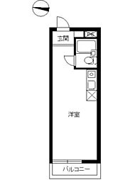 スカイコート荻窪No.3 ワンルームの間取図画像