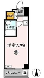T.O.ビル55 ワンルームの間取図画像