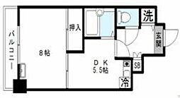 プラスム荻窪 1DKの間取図画像