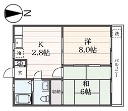 CasadePino1 2Kの間取図画像