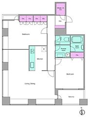 物件の間取り