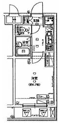 ハーモニーレジデンス東池袋ステーションフロント 1Kの間取図画像