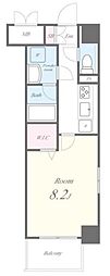 ELVIENTO 1Kの間取図画像