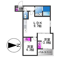 物件の間取り
