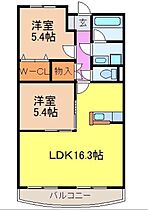静岡県富士宮市大岩795-1（賃貸マンション2LDK・3階・61.29㎡） その2