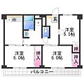 ビレッジハウス草部5号棟4階5.3万円
