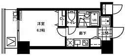 レジディア文京本郷2 1Kの間取図画像