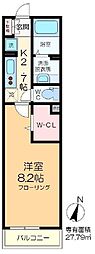 間取図画像 1K