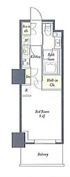 プライムメゾン板橋 ワンルームの間取図画像