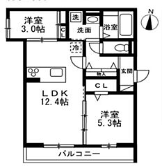 物件の間取り