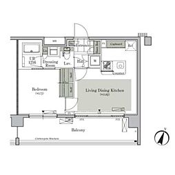 ParkCube西ヶ原STAGE 1LDKの間取図画像