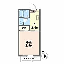 ＣＯＺＹ　ＡＬＬＥＹ　Ｃ 203 ｜ 宮城県仙台市青葉区角五郎２丁目3-8（賃貸アパート1K・2階・26.20㎡） その2