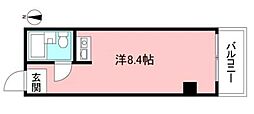 プライムハウス白楽 ワンルームの間取図画像