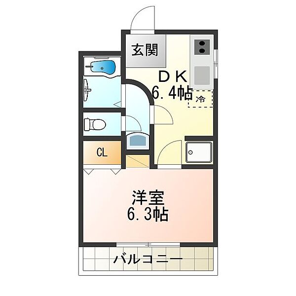 サンハイツ大領 ｜大阪府大阪市住吉区大領５丁目(賃貸マンション1DK・1階・30.00㎡)の写真 その2