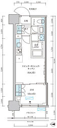 パークアクシス池袋イースト 1LDKの間取図画像