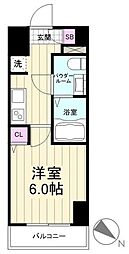 ジェノヴィア青砥スカイガーデン 1Kの間取図画像