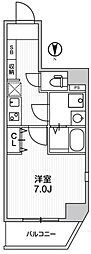 ブラウ本所一丁目 1Kの間取図画像