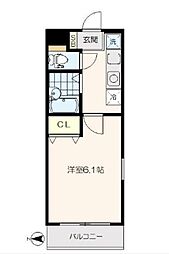フェリーチェ豊玉中壱番館 1Kの間取図画像