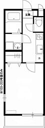 リブリ-Melanzane 1Kの間取図画像