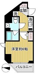 SHOKENレジデンス横浜鶴見3 1Kの間取図画像