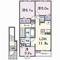 サンタナ1番館 2階/202
