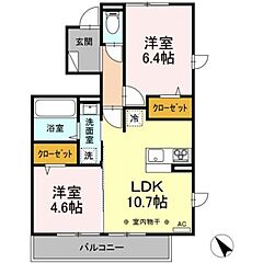 物件の間取り