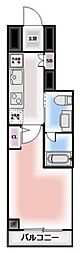 パークグレース自由が丘 1Kの間取図画像