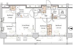 ブランシエスタ木場 4LDKの間取図画像