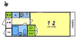 ドルチェ品川 1Kの間取図画像