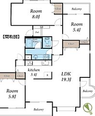 物件の間取り