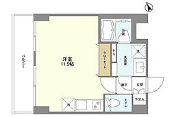 グランカーサ清澄白河 ワンルームの間取図画像