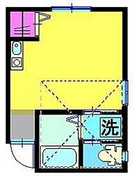 ケイハウス ワンルームの間取図画像