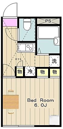 レオパレスフィオーレ１_間取り_0