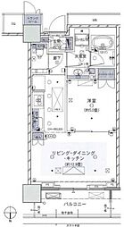 ザ・パークハウス晴海タワーズクロノレジデンス 1LDKの間取図画像