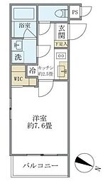 The Shinagawa East Residence 1Kの間取図画像
