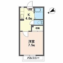 加賀野壱番街　Ａ 203 ｜ 岩手県盛岡市加賀野１丁目9-22（賃貸アパート1K・2階・24.50㎡） その2