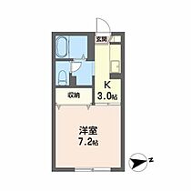 アヴニール西仙北 105 ｜ 岩手県盛岡市西仙北２丁目13-29（賃貸アパート1K・1階・24.50㎡） その2