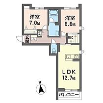 シャーメゾン甲運 00101 ｜ 山梨県甲府市川田町752-3、751-1（賃貸マンション2LDK・1階・64.57㎡） その2