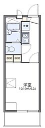 レオパレス南風 1Kの間取図画像