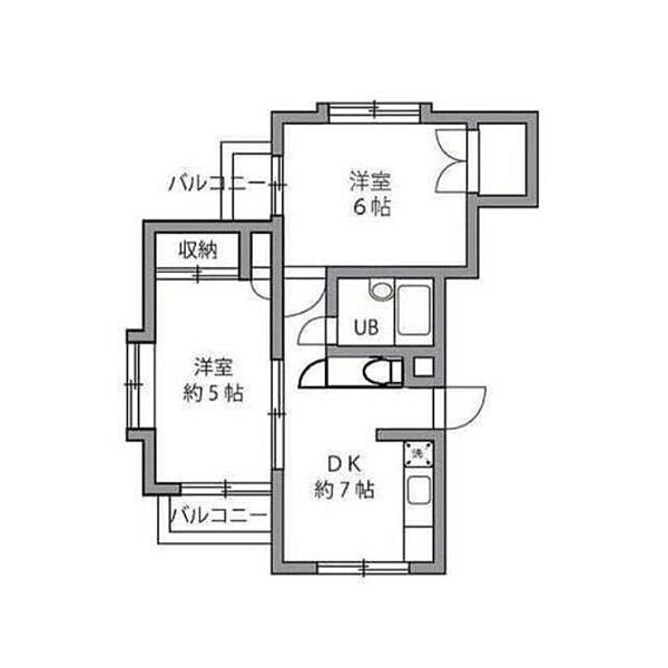 メゾン・ド・パルク 203｜東京都狛江市元和泉３丁目(賃貸マンション2DK・2階・38.20㎡)の写真 その2