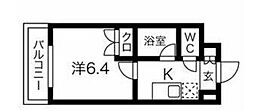 ユナイテットグロー西落合 1Kの間取図画像