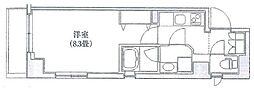ティモーネプレミアム東十条 1Kの間取図画像