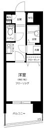 シンシア大森本町 1Kの間取図画像