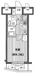 ガラ・ステージ芝公園駅前 1Kの間取図画像