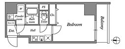 GRANPASEO菊川2 1Kの間取図画像