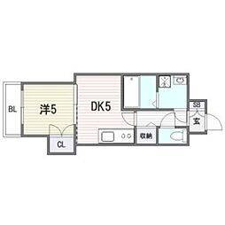 間取図画像 1DK